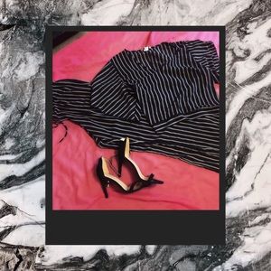 Crop top and bell bottom pant set nwot